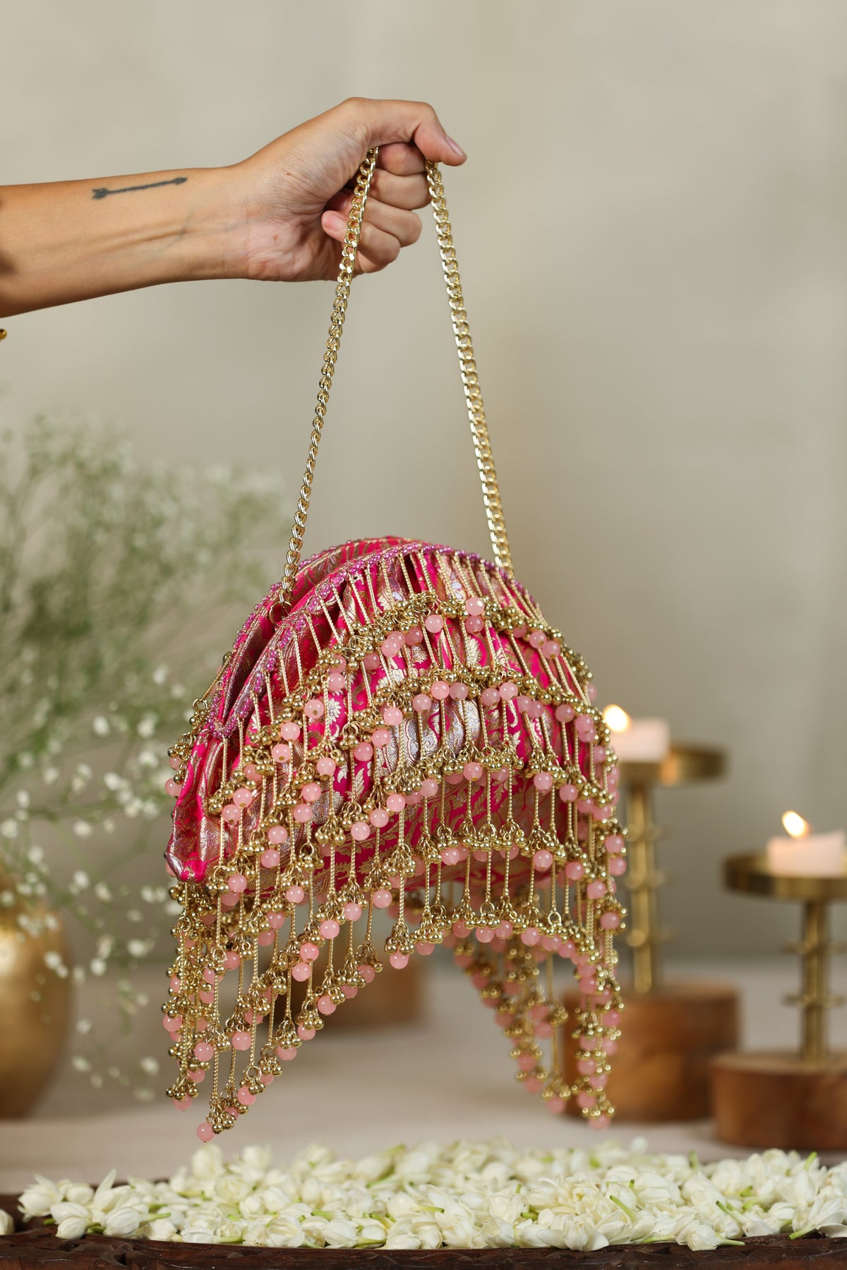 Latika Pink Handbag image 1
