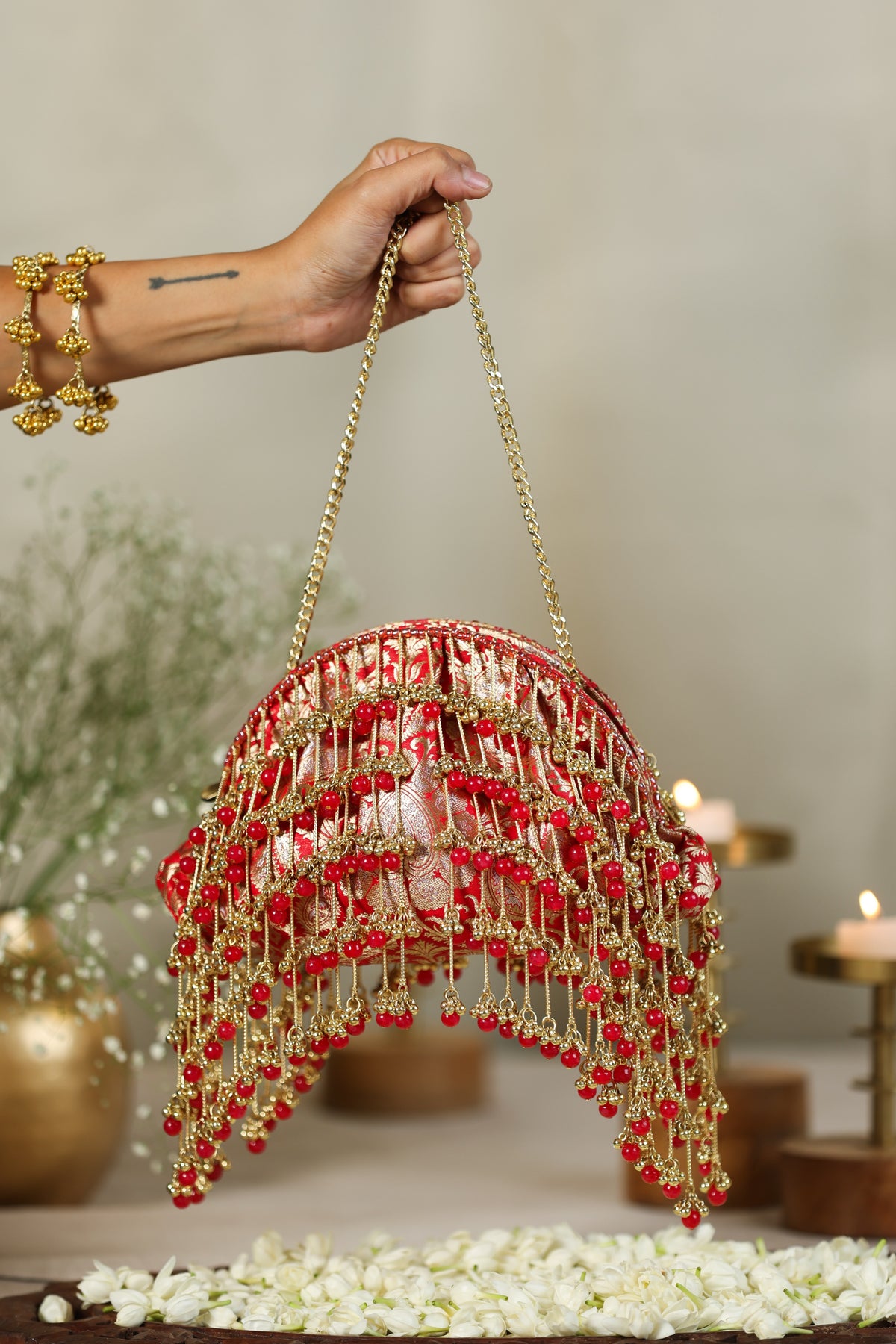 Latika Red Handbag image 1