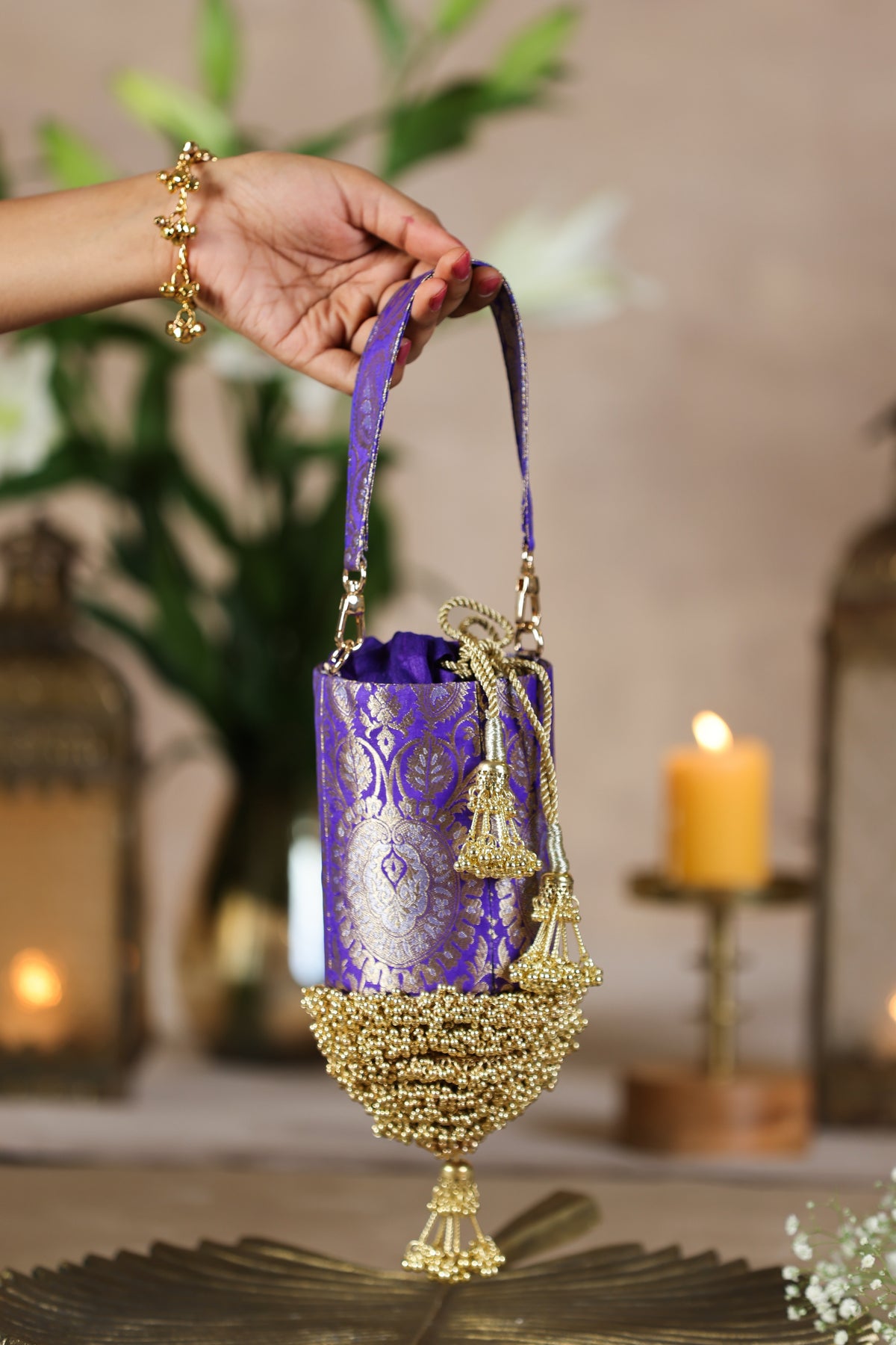 Oviya Purple Potli image 1