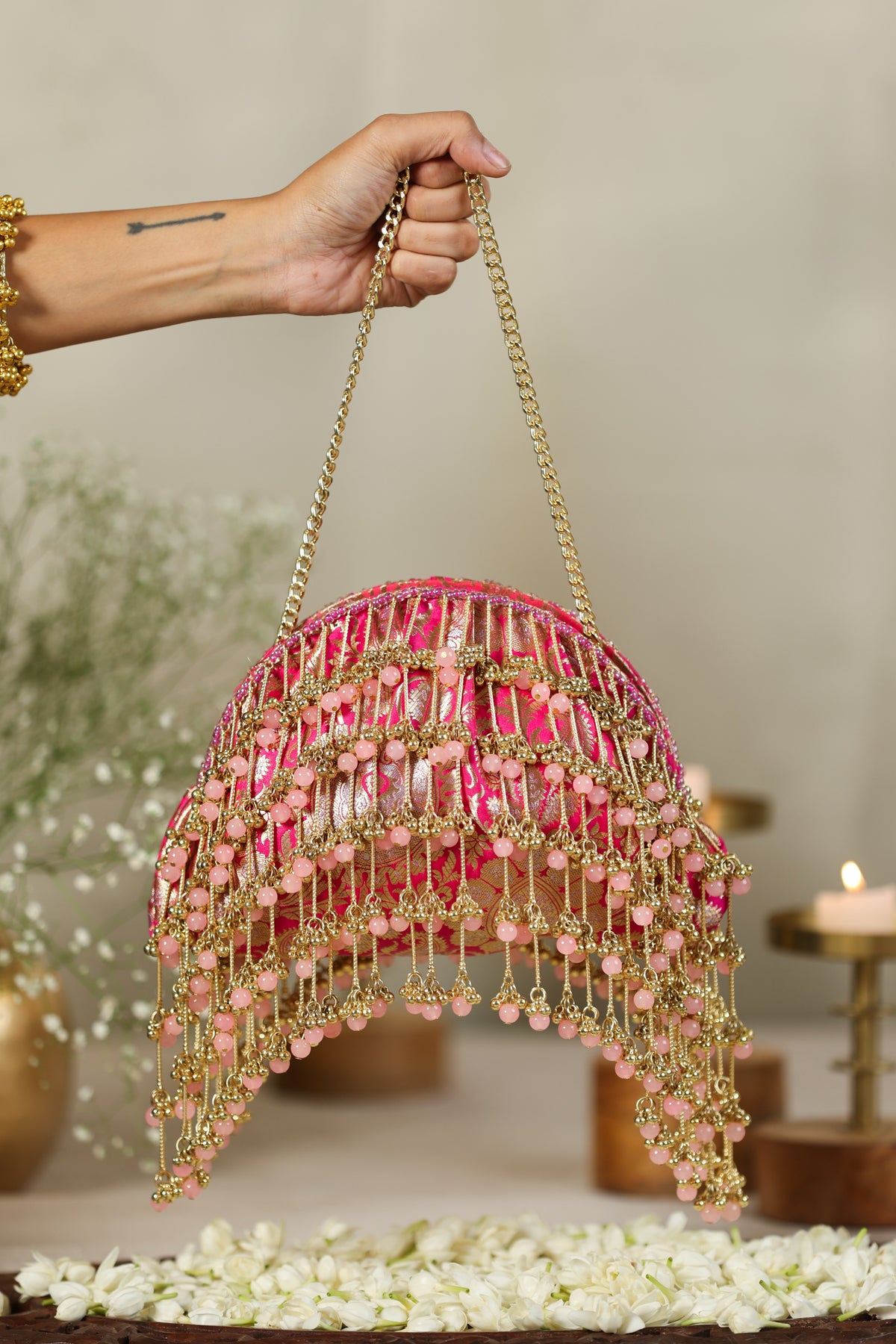 Latika Pink Handbag image 2