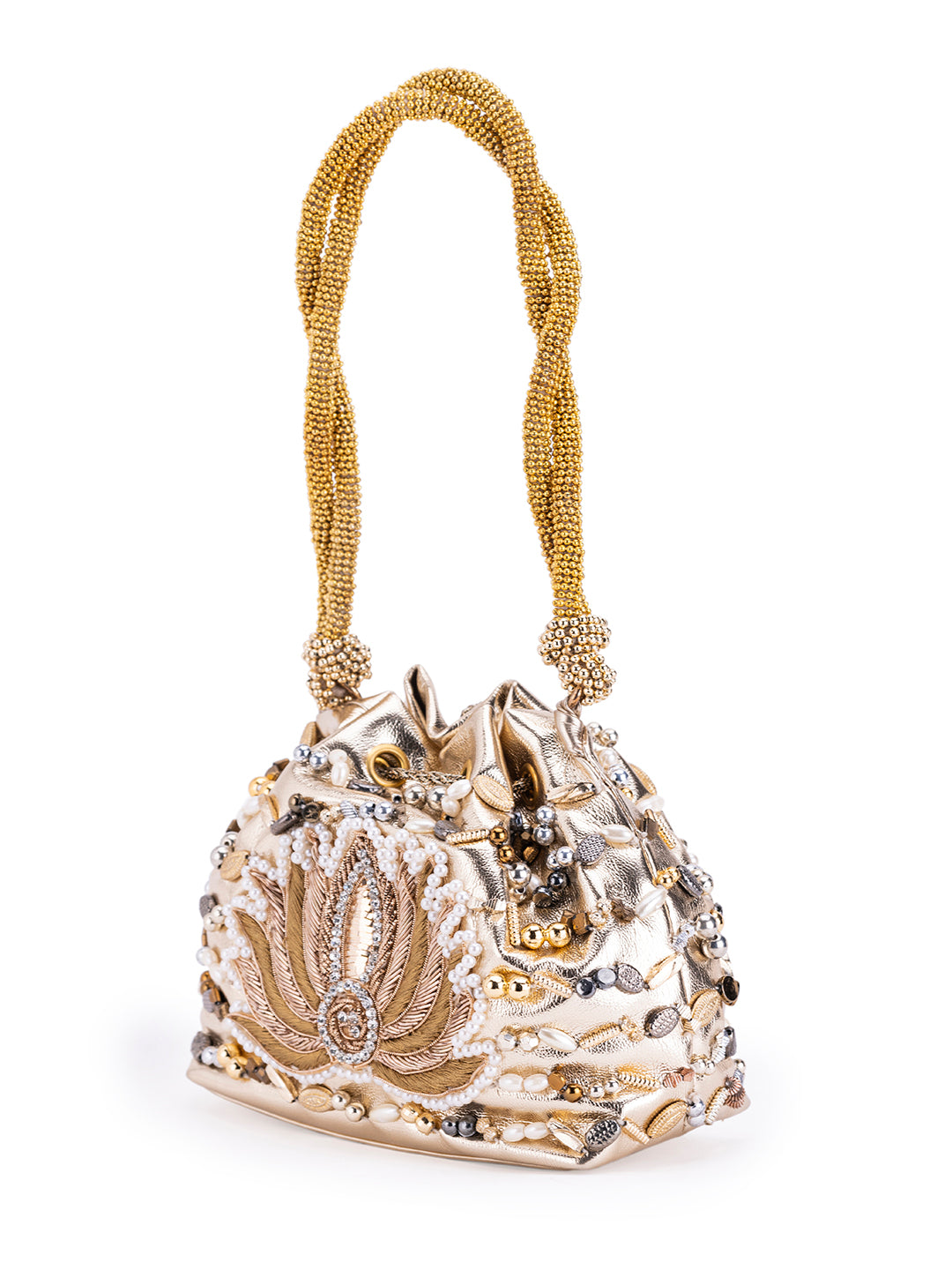 Gold Lotus (Potli)