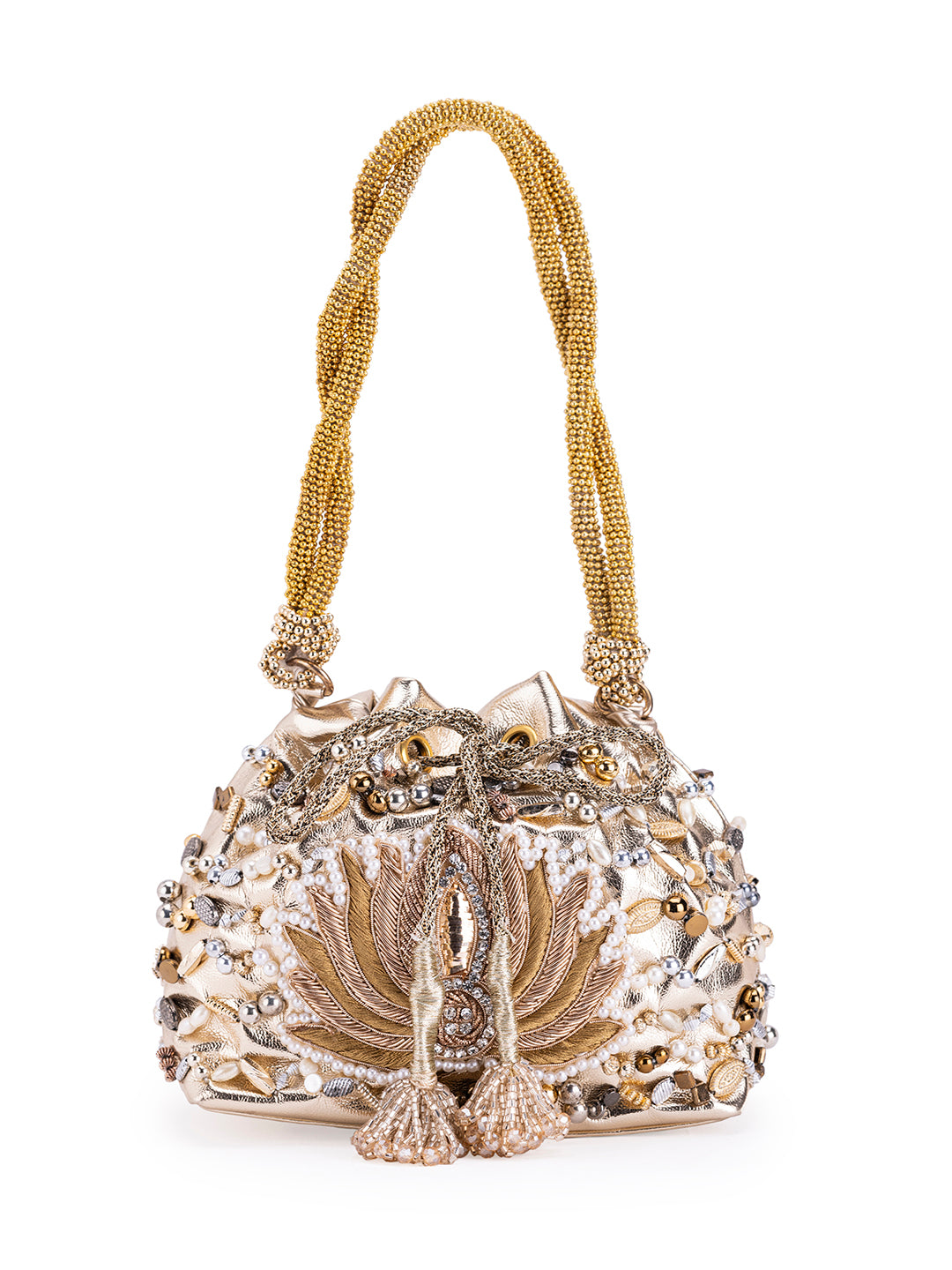 Gold Lotus (Potli)