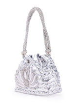 Silver Lotus (Potli)