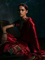 Karya Maroon (Saree)