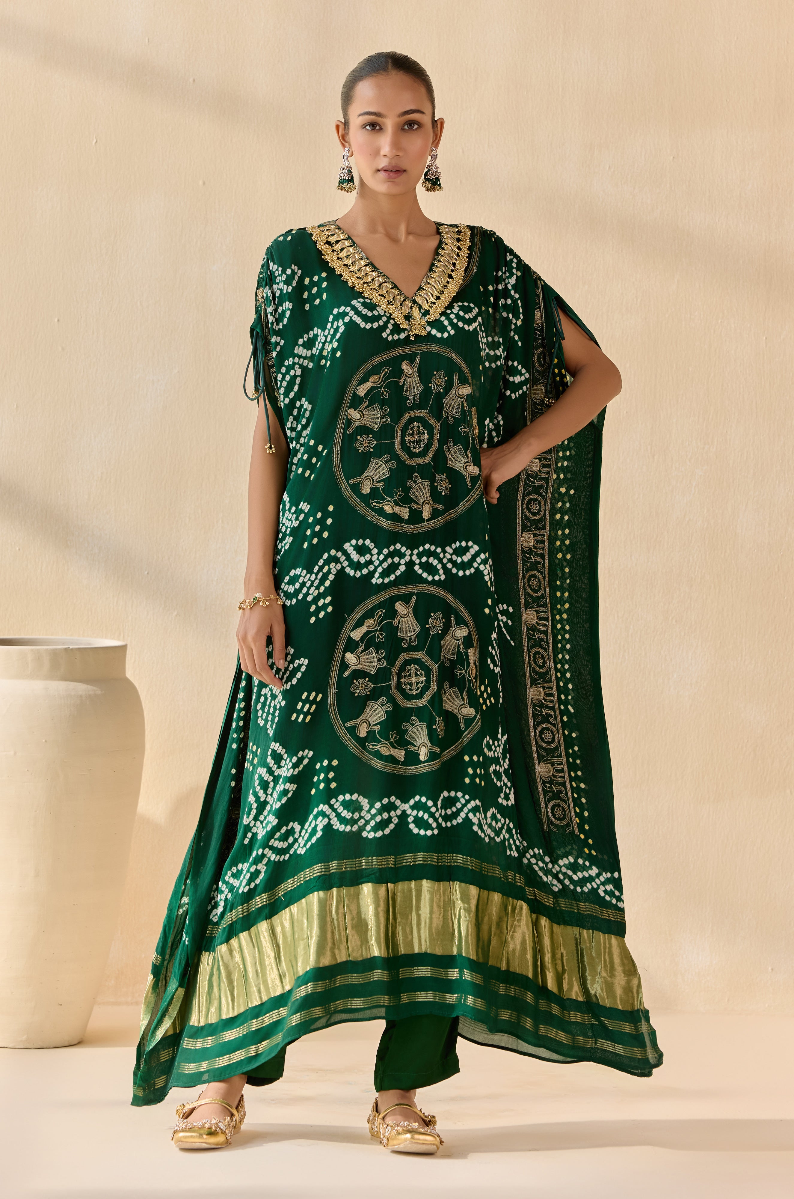 Rasika Green (Kaftan)