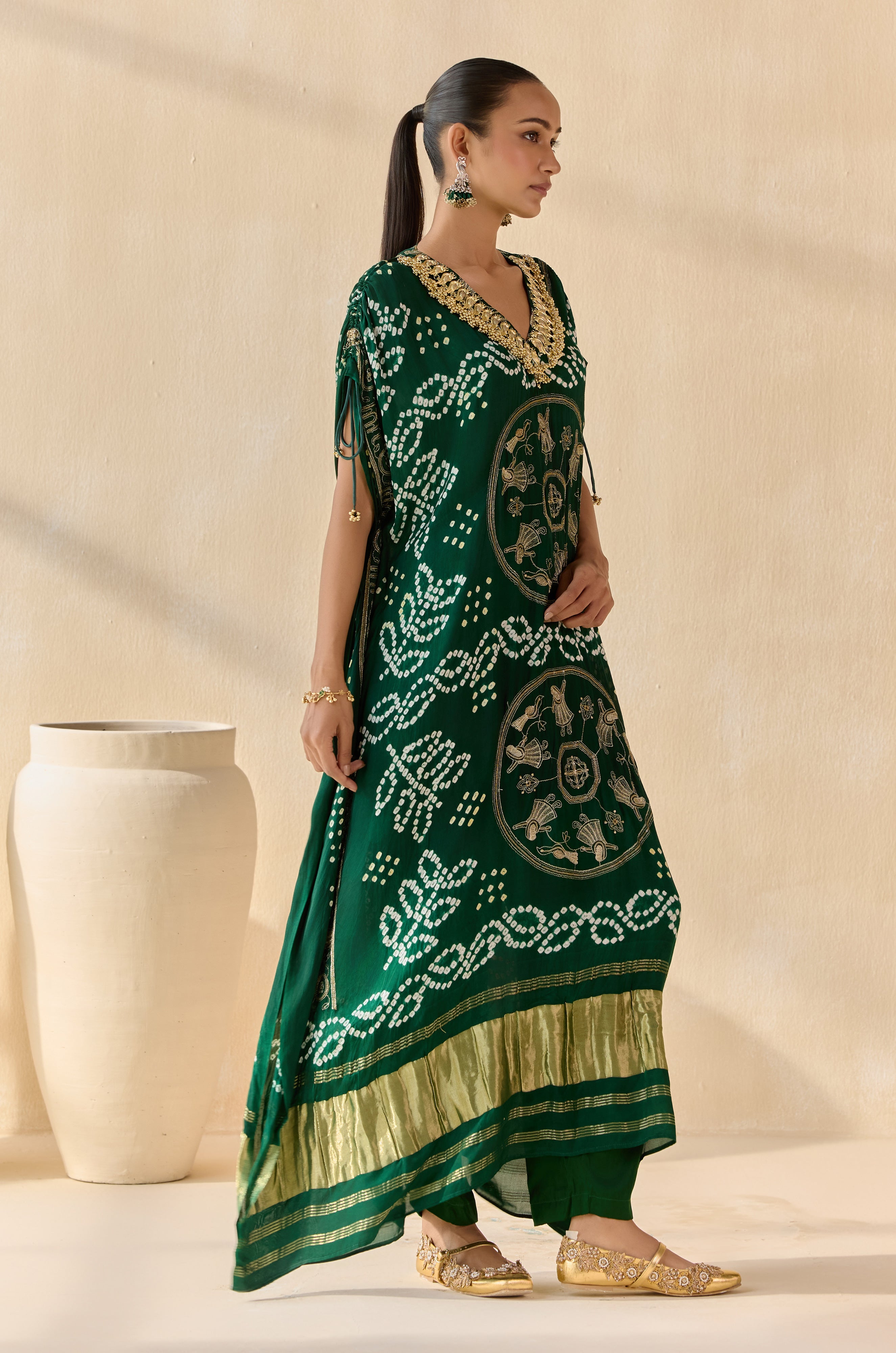 Rasika Green (Kaftan)