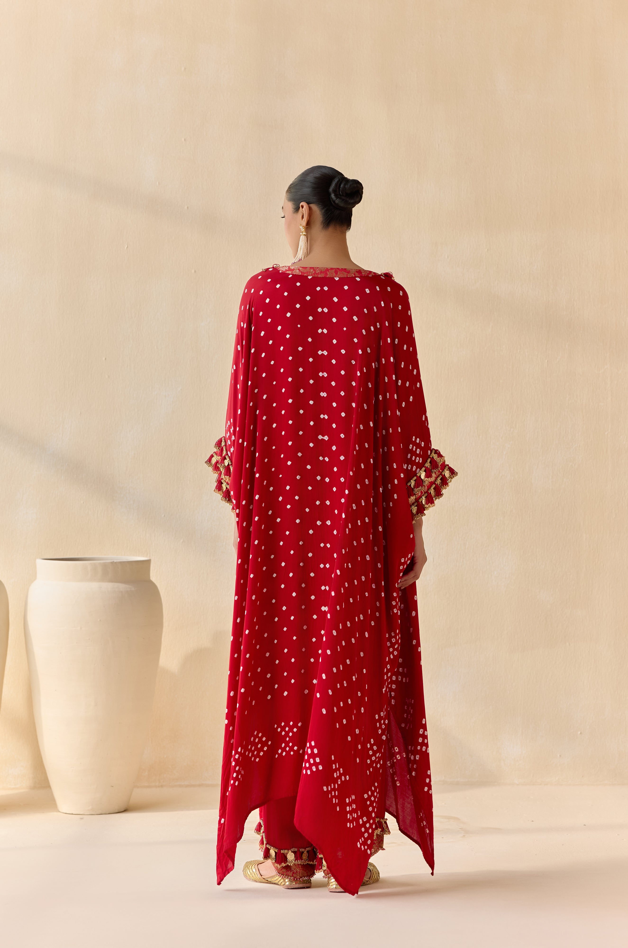 Daksha - Red (Kaftan)