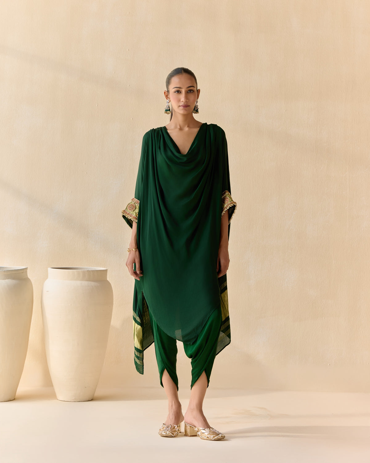 haritara kaftan set - front view