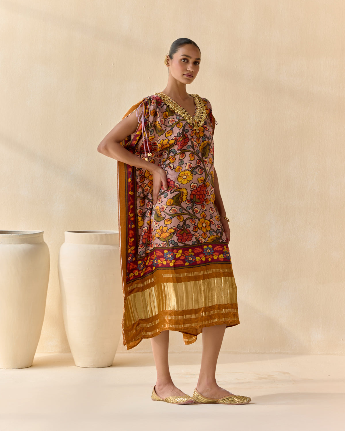 gulbahaar kaftan - side view