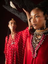 Bhavishya Red Co Ords Set