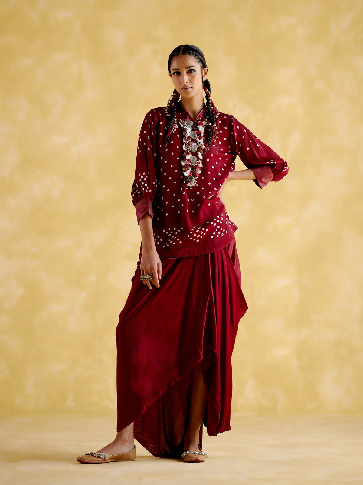 Dalia Maroon Co Ords