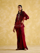 Dalia Maroon Co Ords