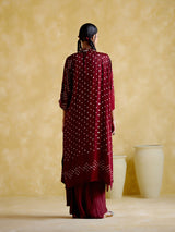 Malini Maroon (Bandhini)