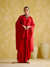 Arundhati Red (Kaftan Set)