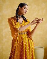 Annika - mustard bandhini - 5elements
