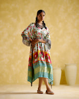 Angela-Pichwai print digital kaftan - 5elements