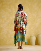 Angela-Pichwai print digital kaftan - 5elements