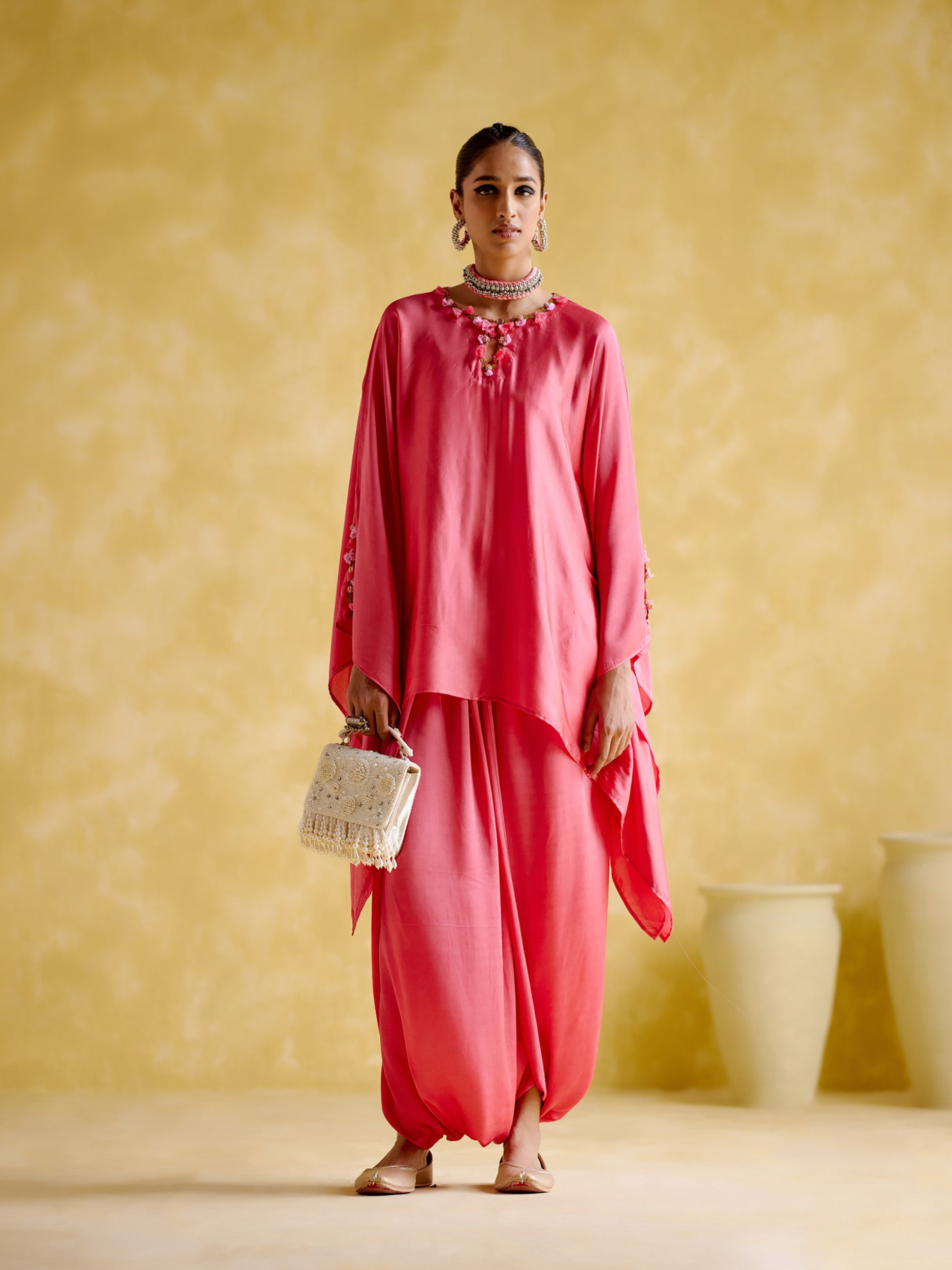 Arundhati Pink (Kaftan Set)