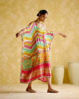 Ahilya -Multi Color Kaftan - 5elements