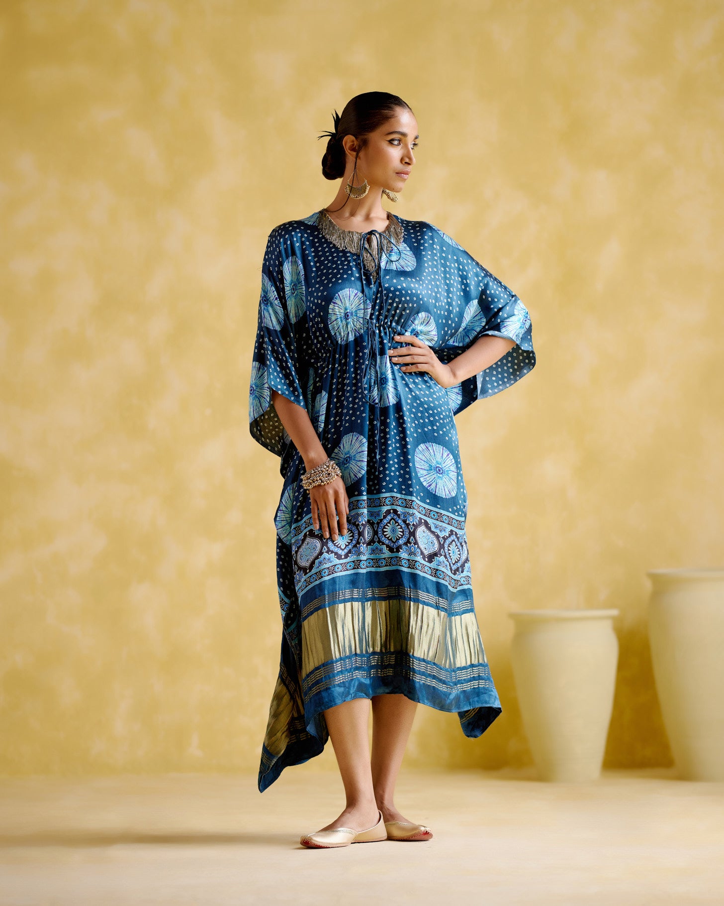 Ahilya -Blue kaftan - 5elements