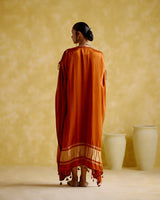 Amor- Orange kaftan dress - 5elements