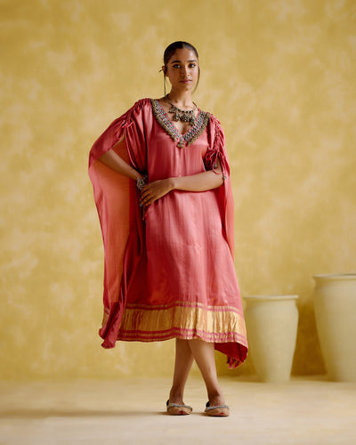 Amor- pink kaftan dress - 5elements