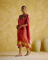 Amor- pink kaftan dress - 5elements