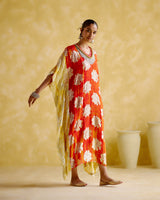Amrapali- Digital print kaftan - 5elements