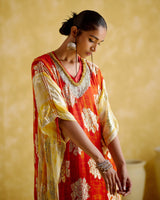 Amrapali- Digital print kaftan - 5elements