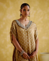 Dakshayani -Beige kaftan - 5elements
