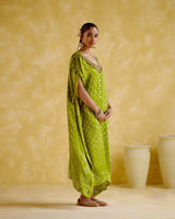 Dakshayani -green kaftan - 5elements