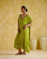 Dakshayani -green kaftan - 5elements