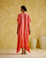 Dakshayani -Peach orange kaftan - 5elements