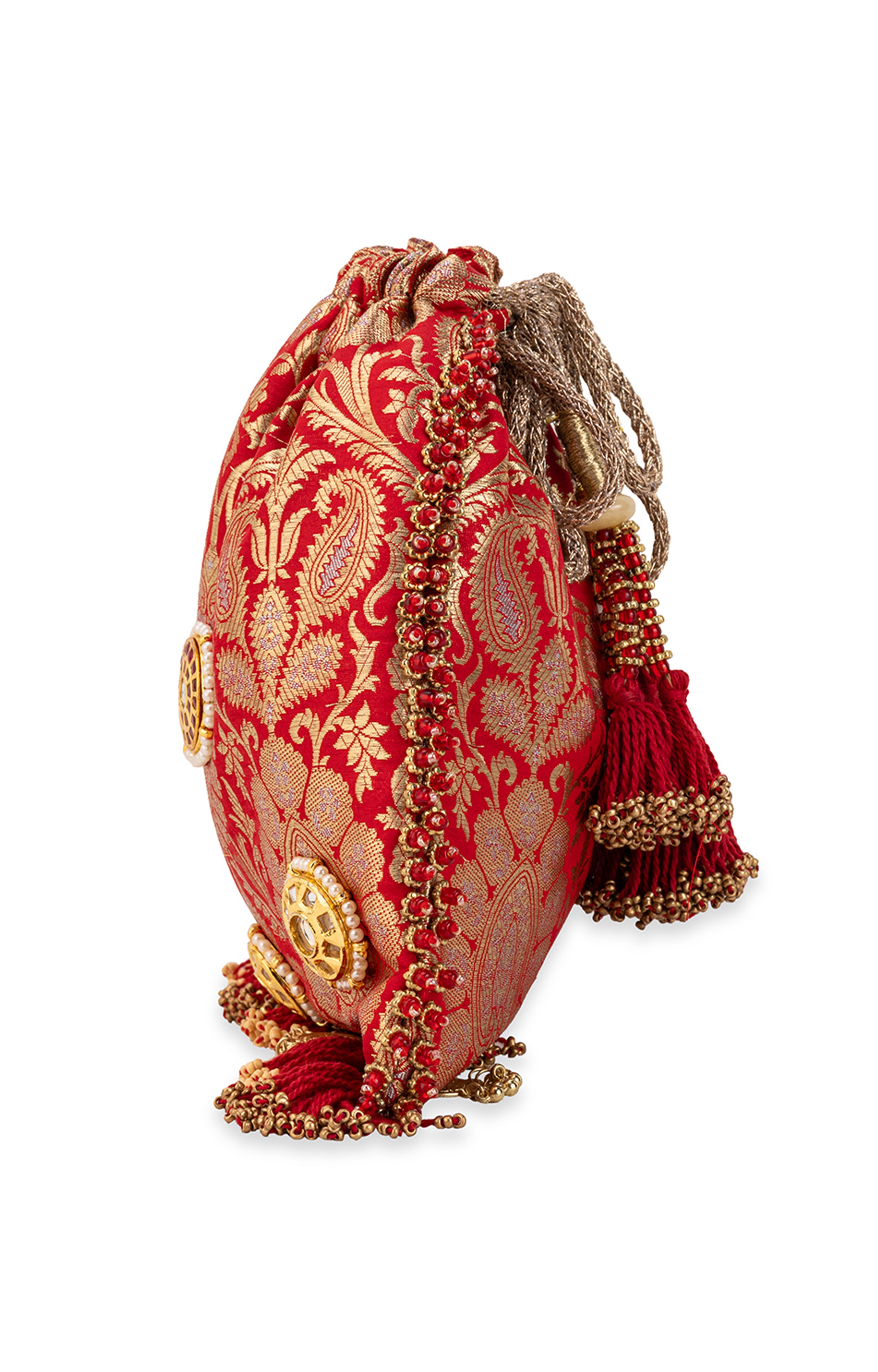 Sharvitha Red (Potli)