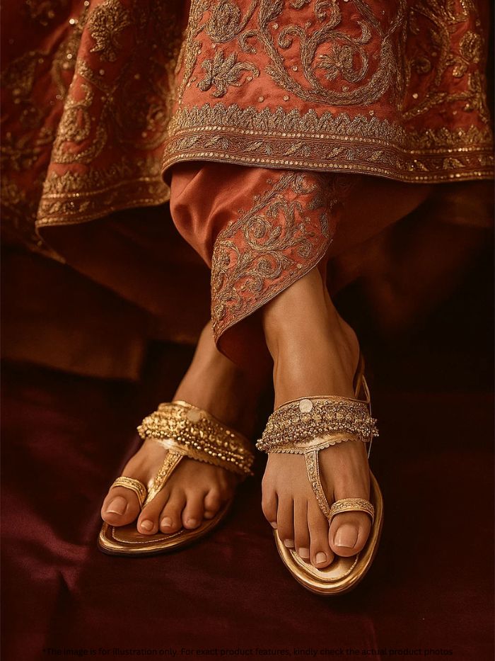 Ghungroo Love Gold (Kolhapuri)