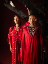 Bhavishya Red Co Ords Set