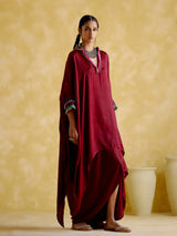 Bhavishya Maroon Co Ords Set