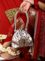 Silver Peacock (Potli)