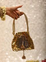 Gold Peacock (Potli)