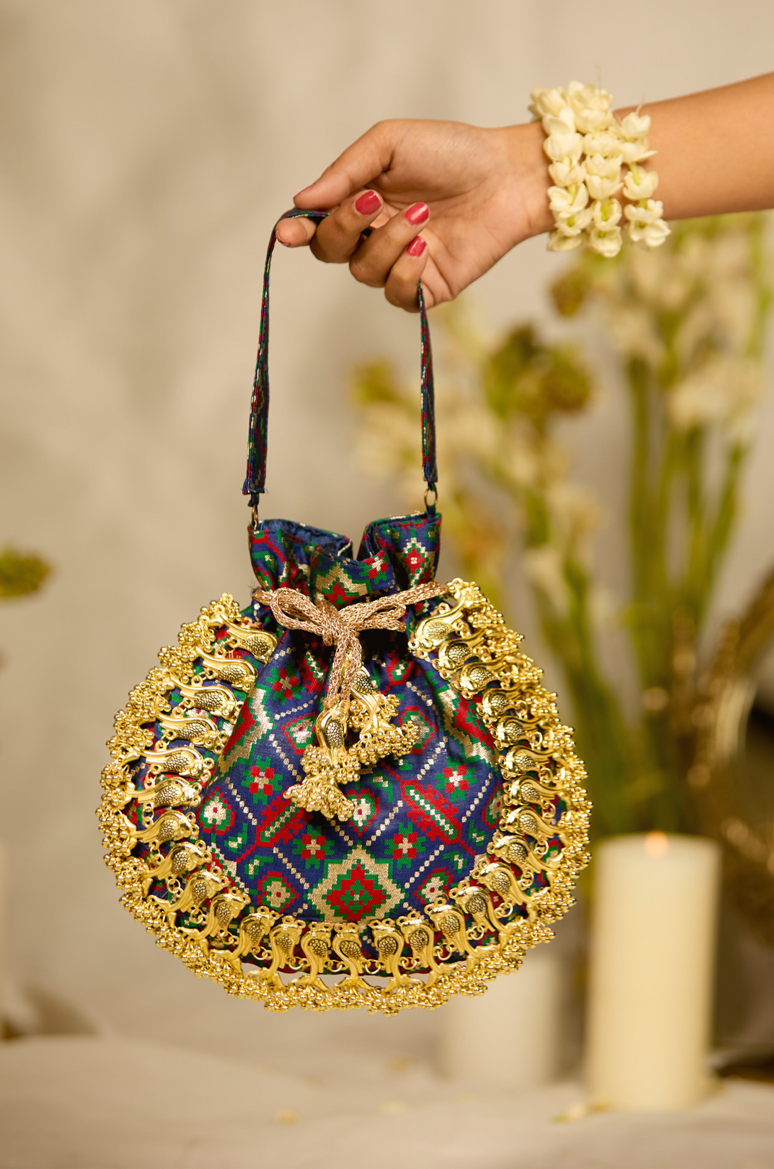 Ishika Blue (Potli)