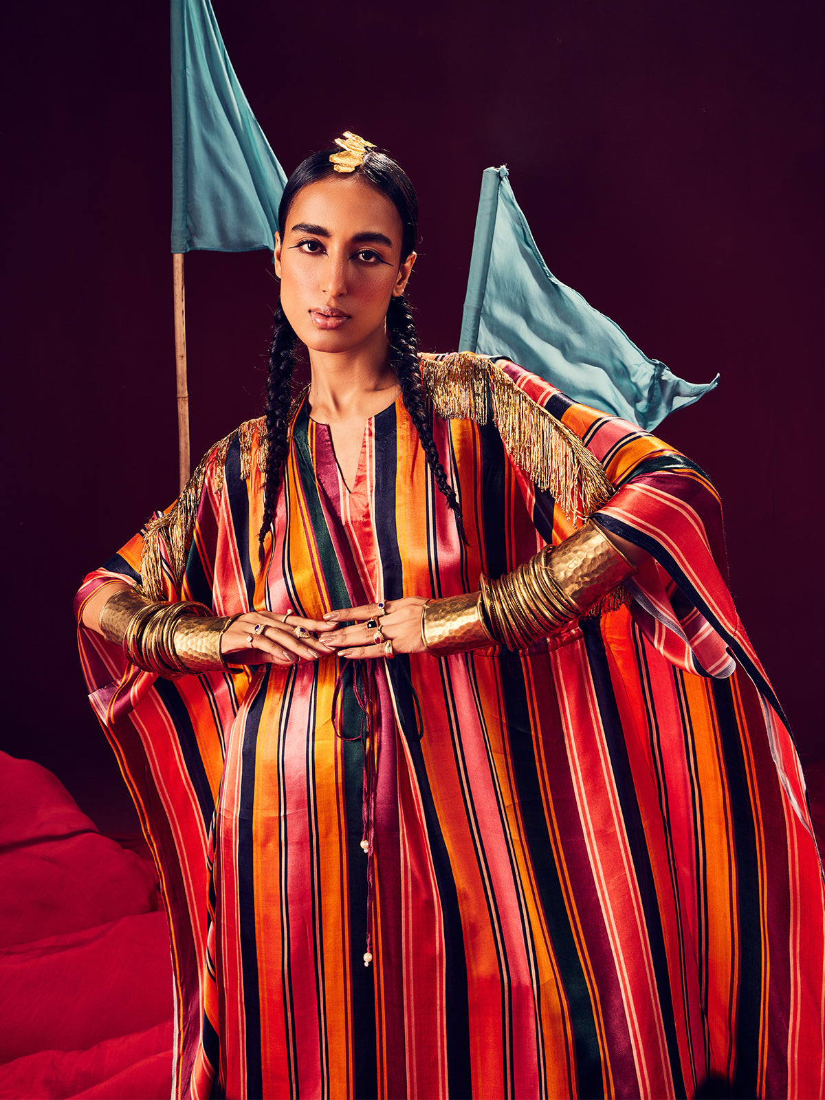 Chandra Multi Color Kaftan