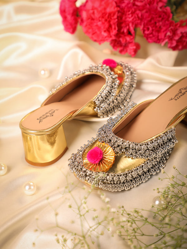 Silver Ghungroo Crown(heel)