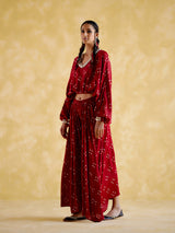 Anasuya Maroon Co Ords