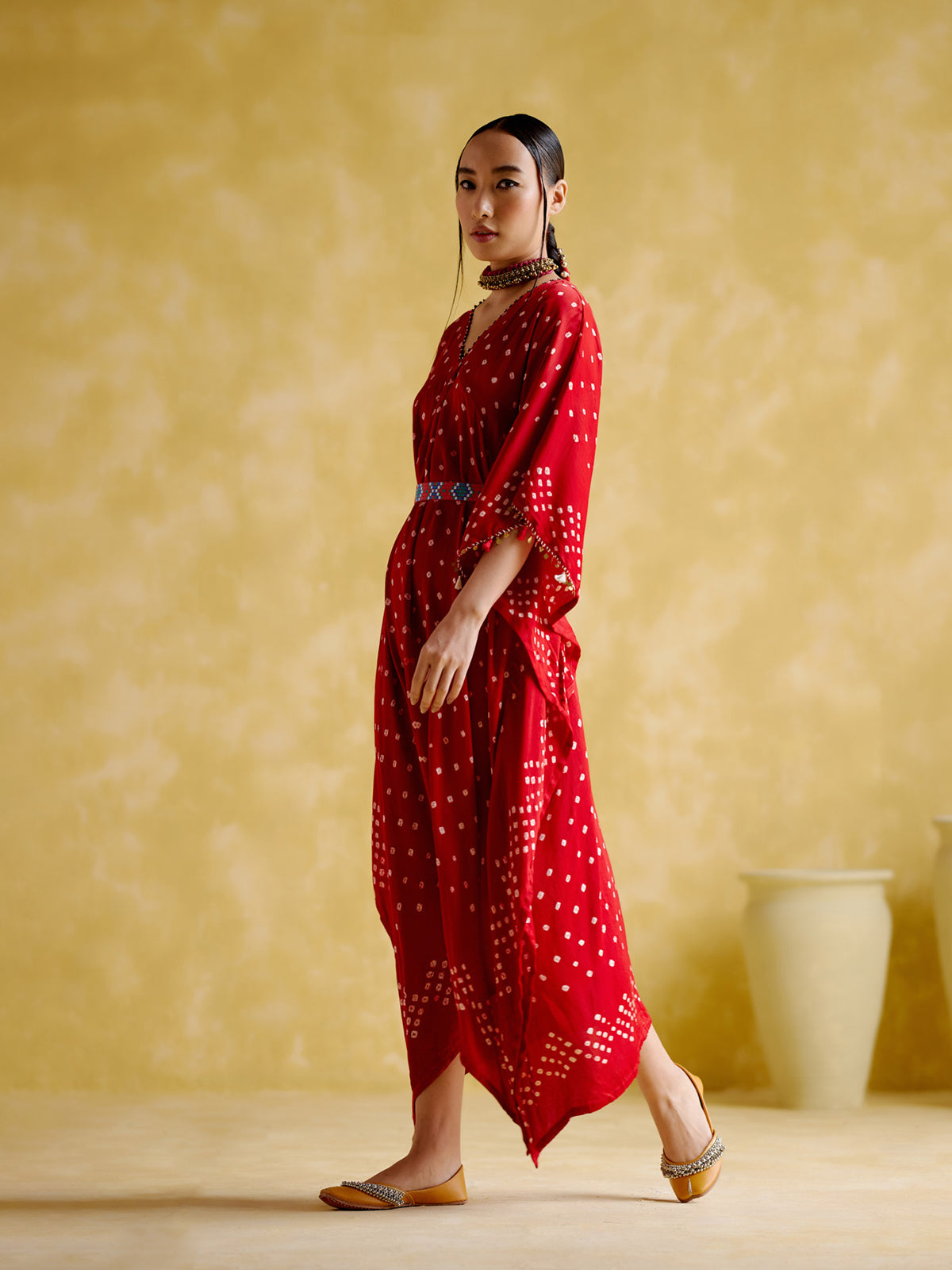 Silvia Red (Kaftan)