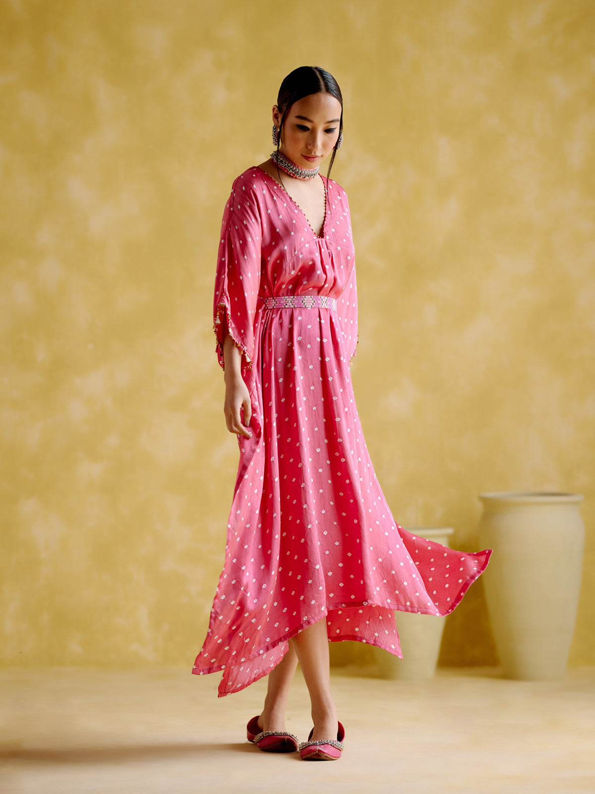 Silvia Pink Kaftan