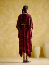 Silvia Maroon Kaftan