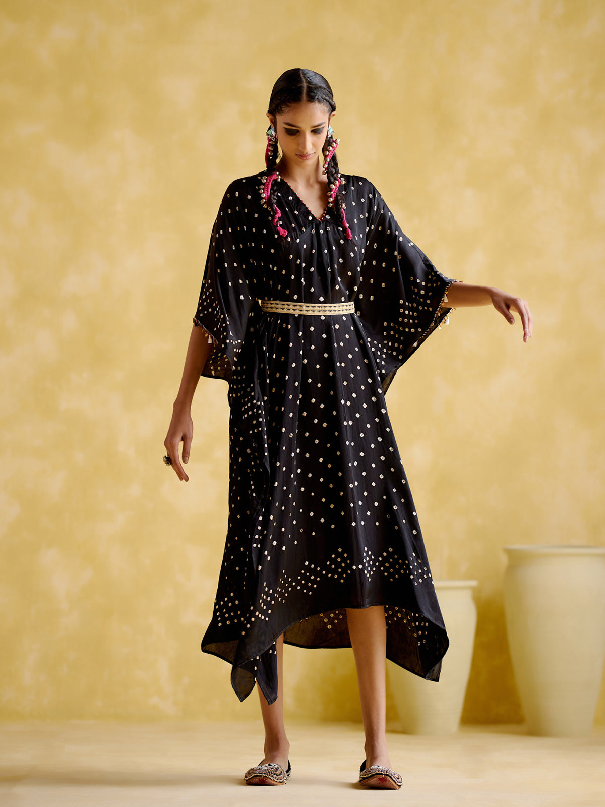 Silvia Black Kaftan