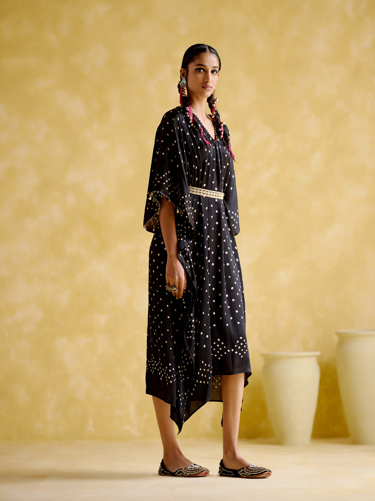 Silvia Black Kaftan