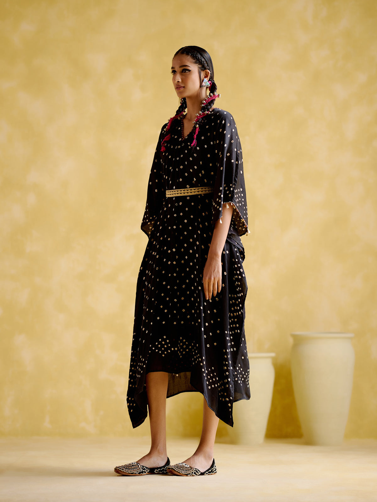 Silvia Black Kaftan