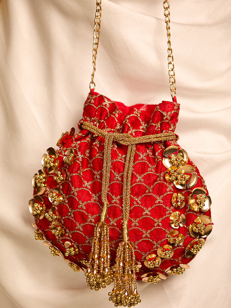 Nabhya Red (Potli)